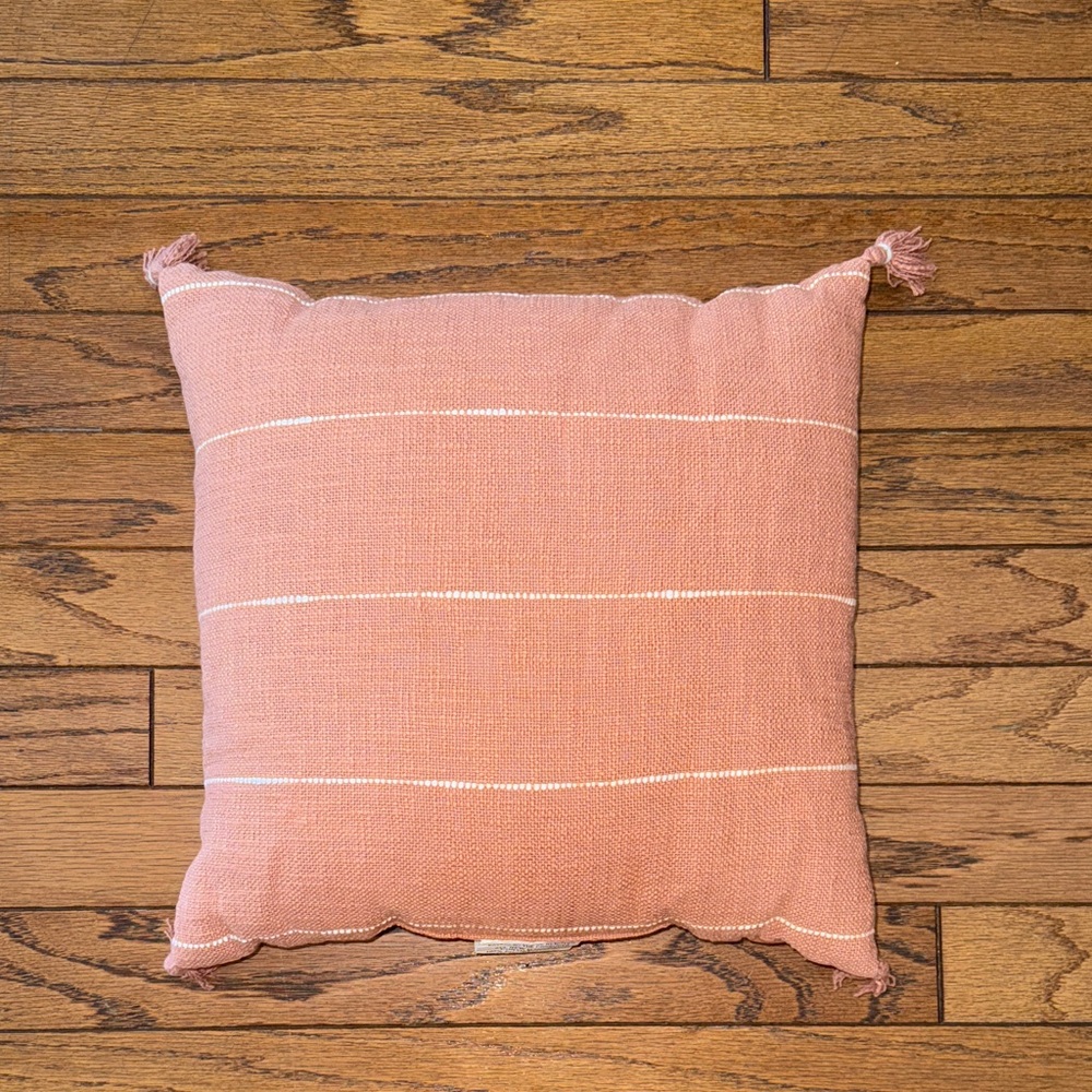 Threshold decorative pillow